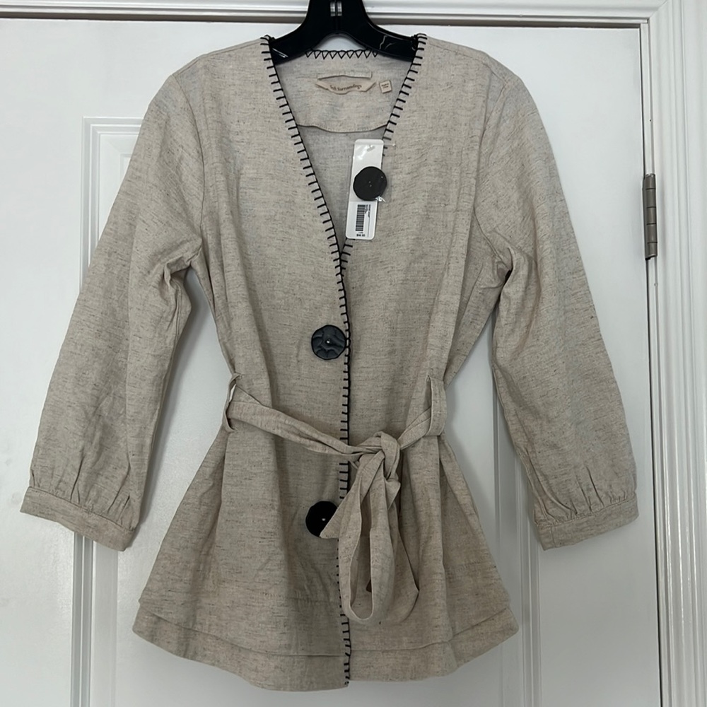 SOFT SURROUNDINGS MAXIME LINEN JACKET